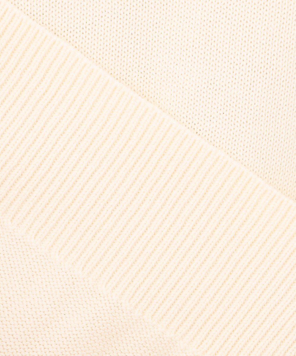 BEIGE， 【洗える】FENNEL / コットンスパンコール半袖ニット 
