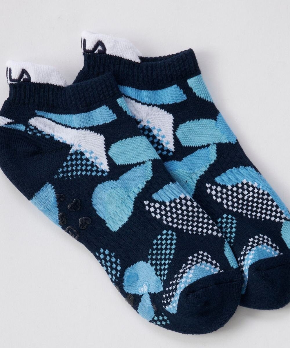 FILA GOLF／marie claire 【FILA GOLF】リゾート柄スニーカー丈ソックス 