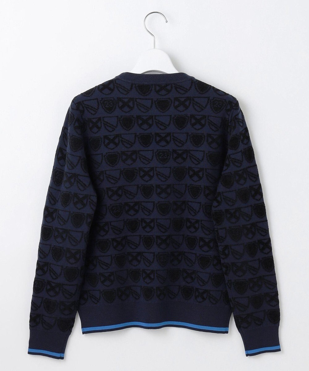 23区GOLF 【WOMEN】エンブレムジャガード ニット 