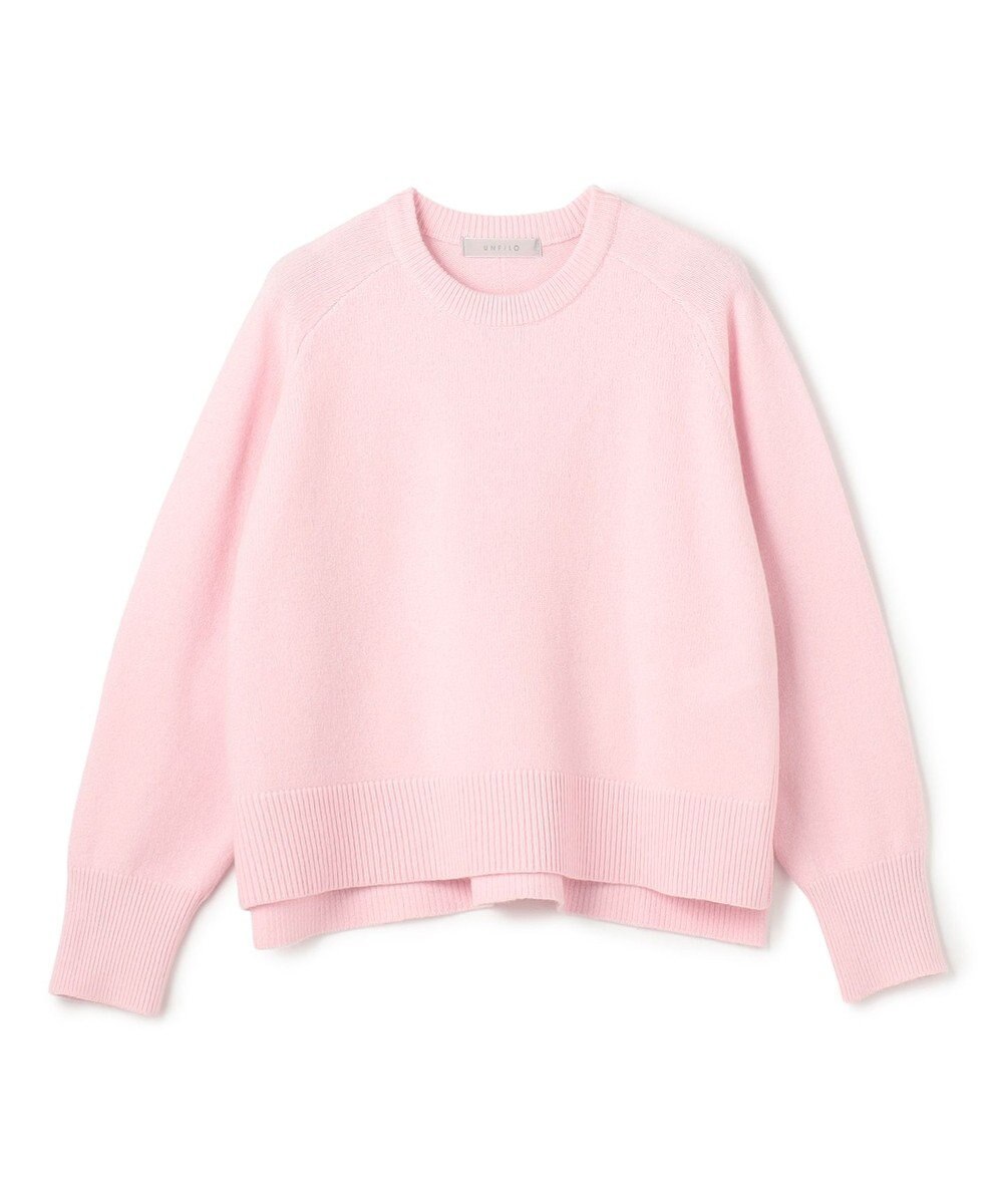 UNFILO カシミヤブレンド クルーネックニット 