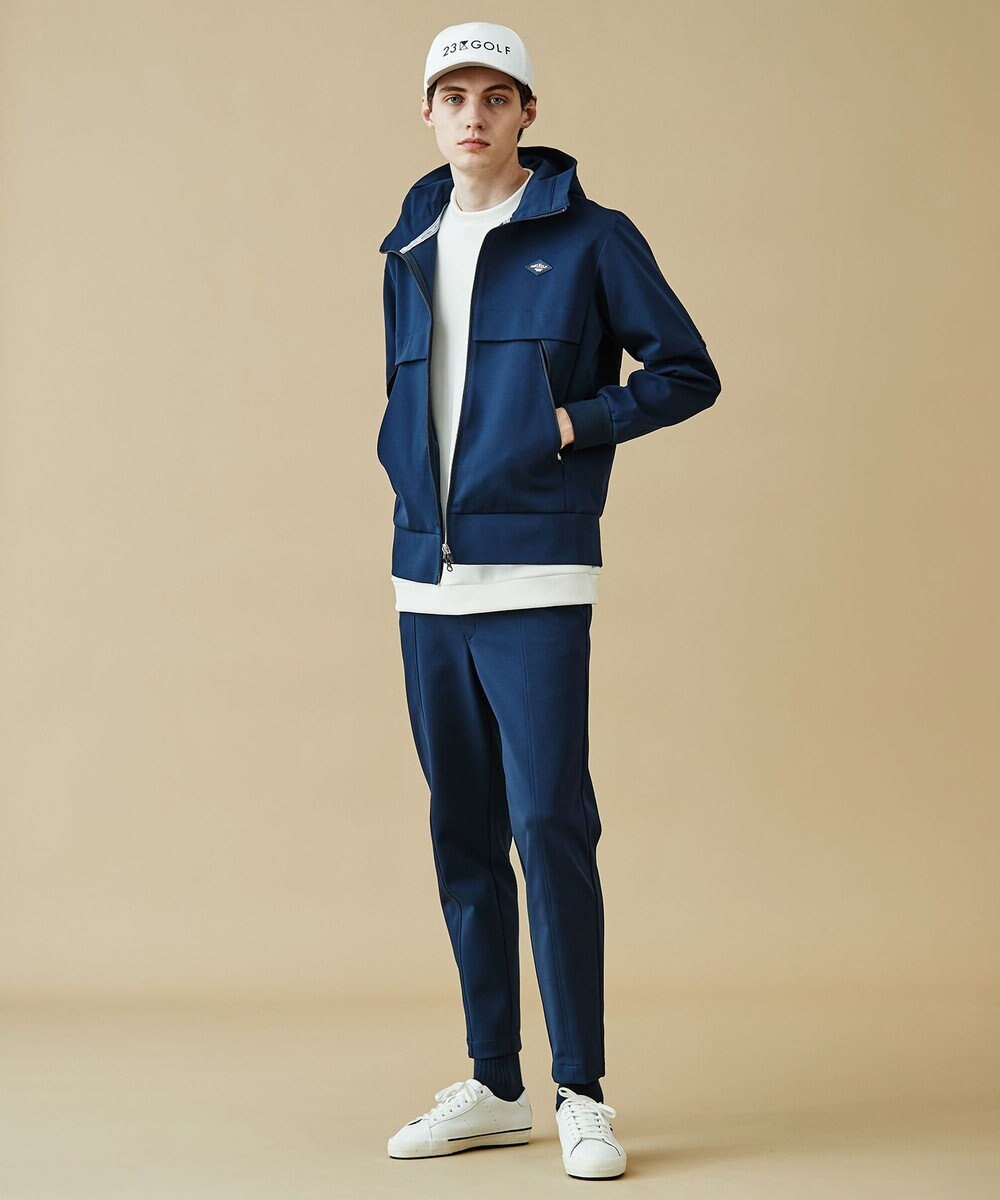 23区GOLF セットアップ可能【MEN】【ストレッチ】TEXBRID ライトブルゾン 
