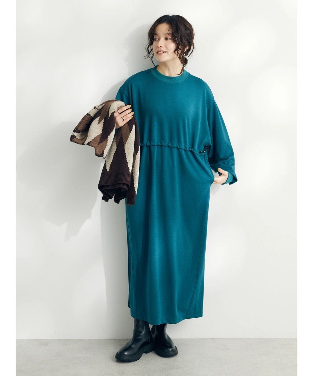 CRAFT STANDARD BOUTIQUE ポンチウエストドロストワンピース 