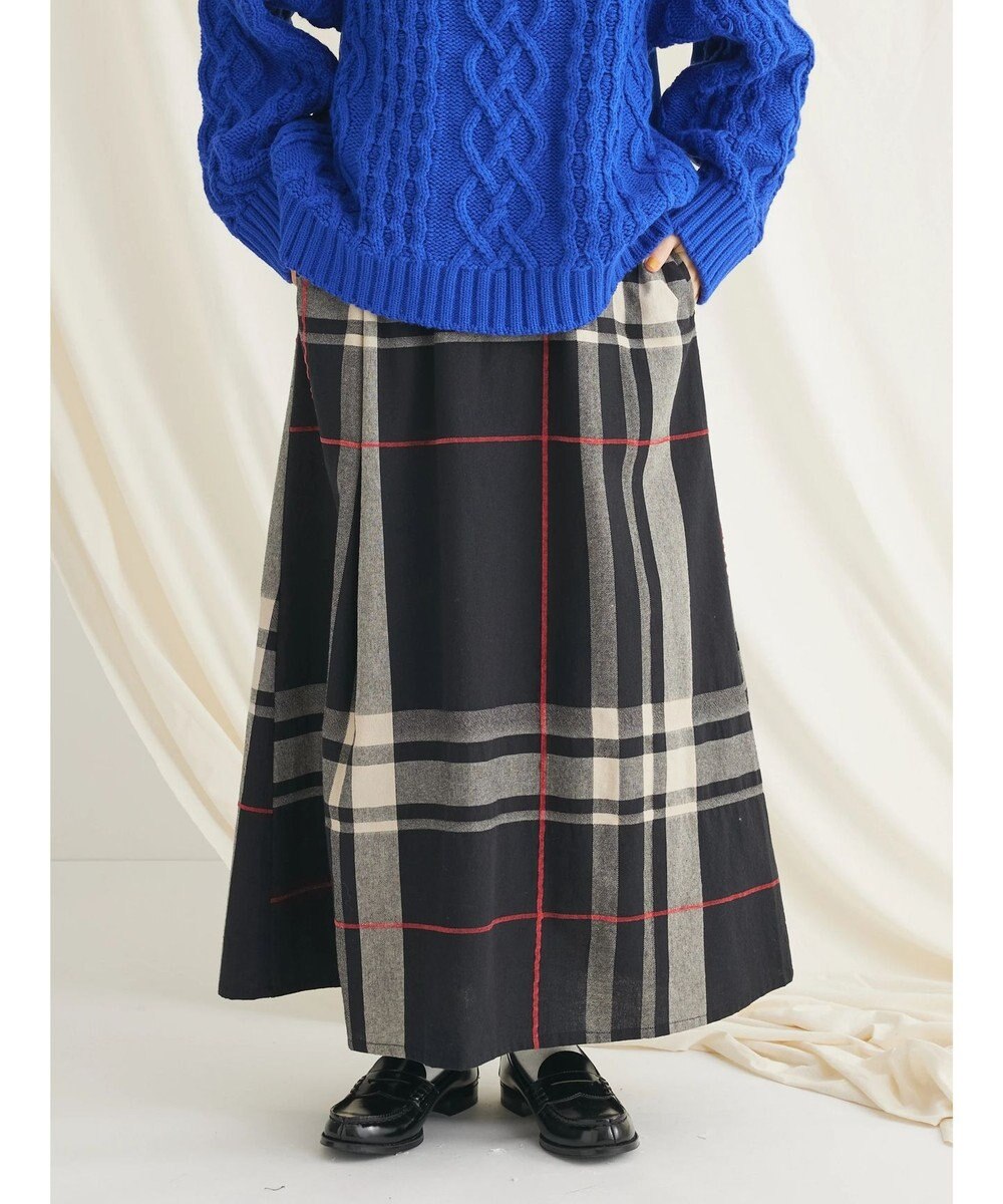 CRAFT STANDARD BOUTIQUE 先染めチェック（大）スカート 