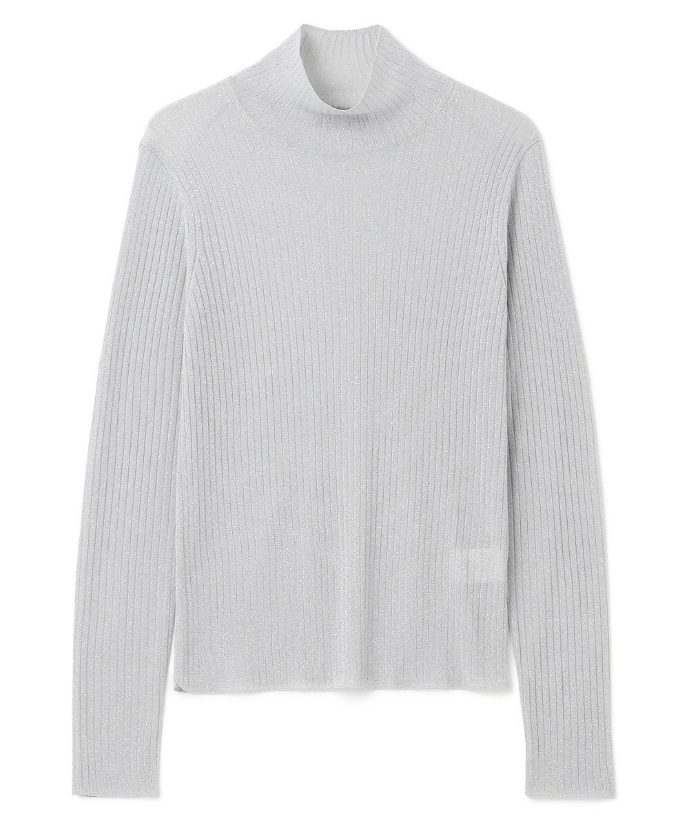 uncrave 【手洗い可】ラメ シアー ハイネック ニット（uncrave STANDARD） 