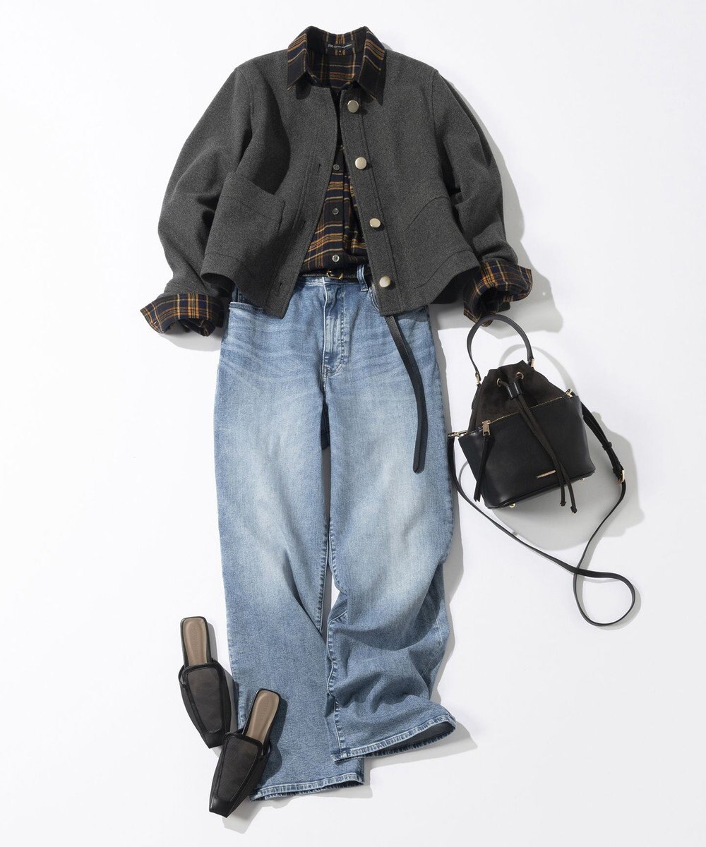 23区 【滝沢眞規子さん着用】ソフト ロング ベルト 