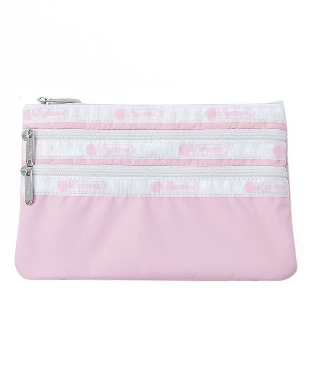 LeSportsac 3ZIP COSMETIC/スペクテイターペタルピンク スペクテイターペタルピンク