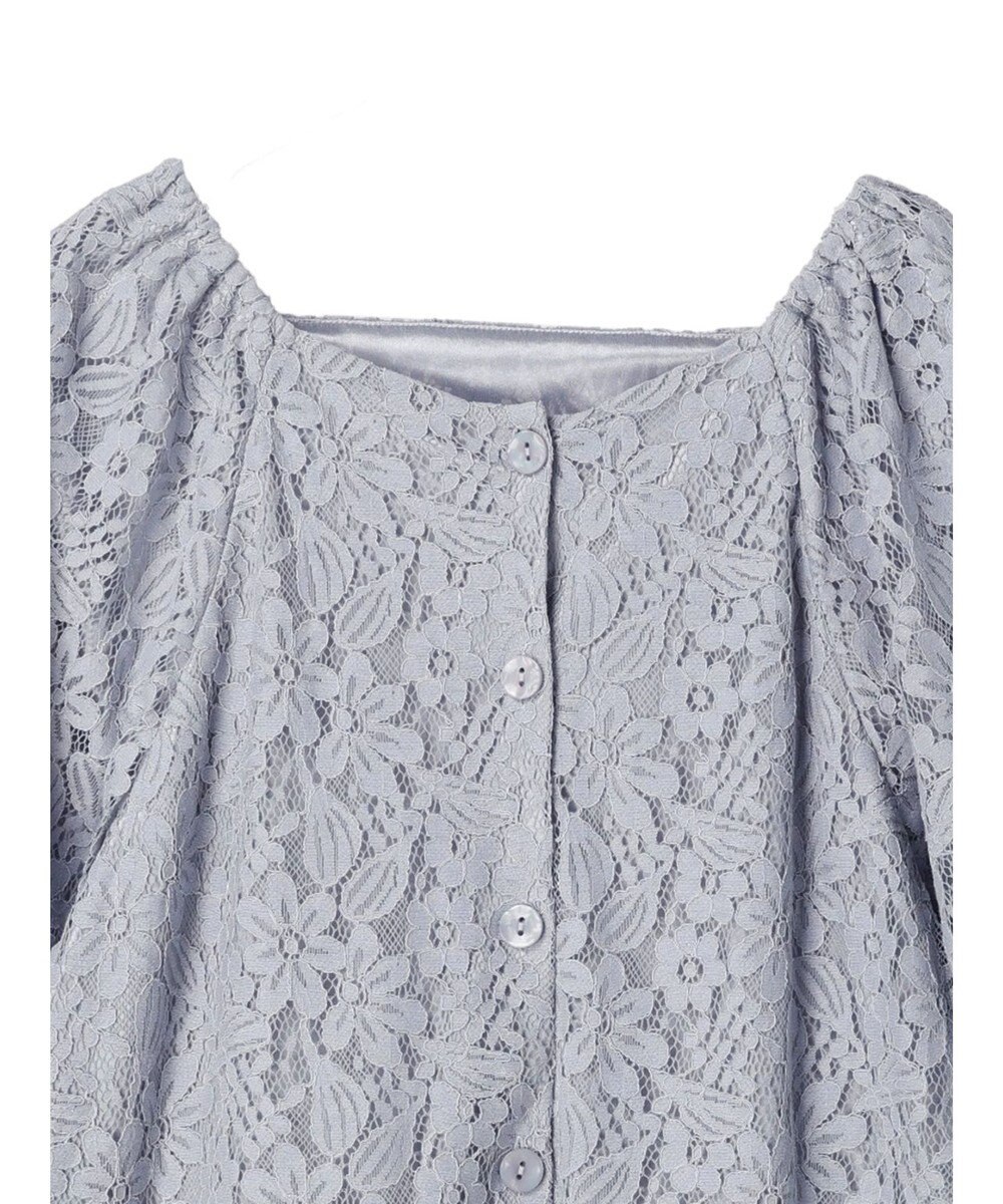 earth music&ecology フラワーレースブラウス 