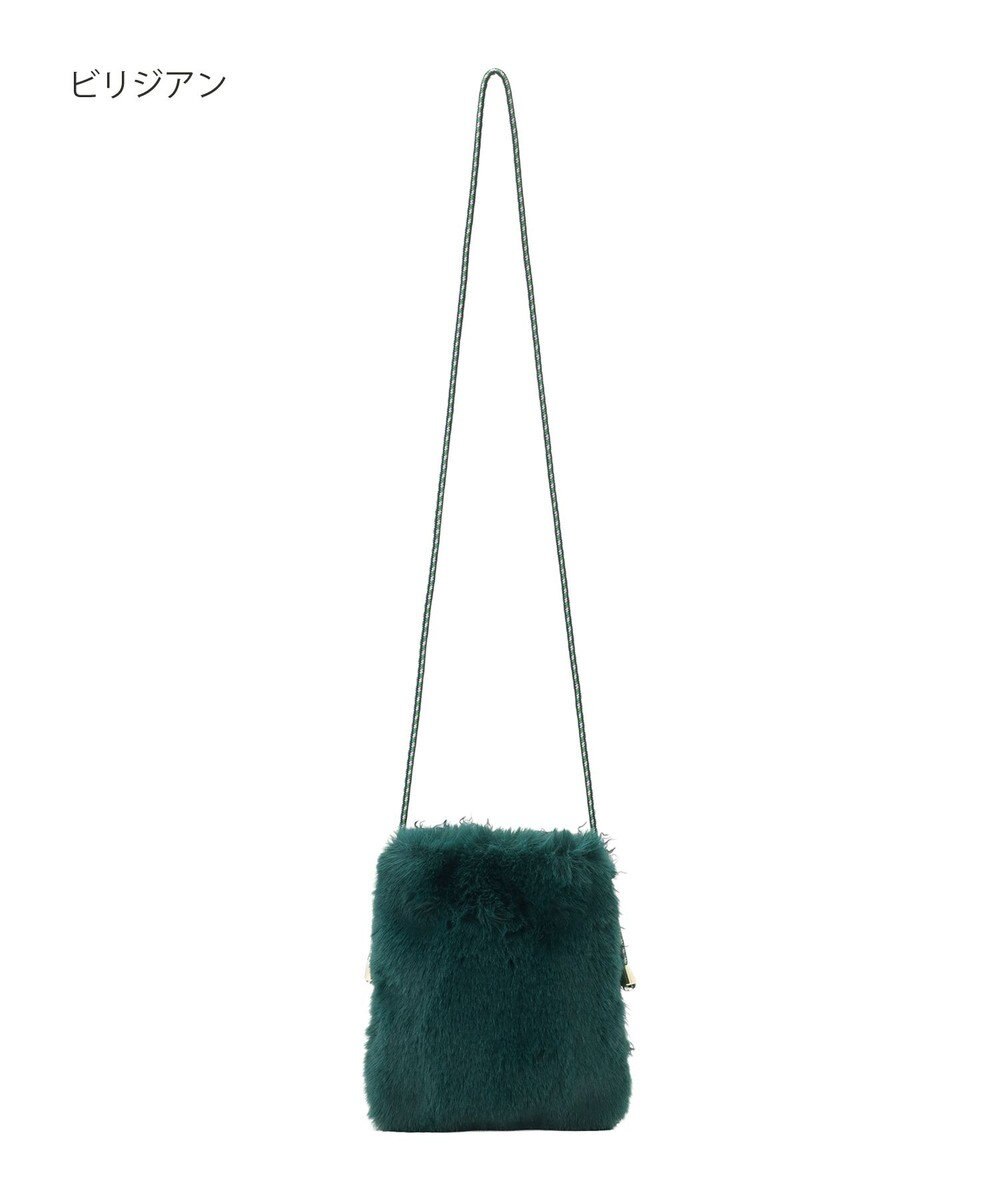 MOONBAT 【ファーバッグ 】2WAYスマートフォンポシェット  フェイクファー 