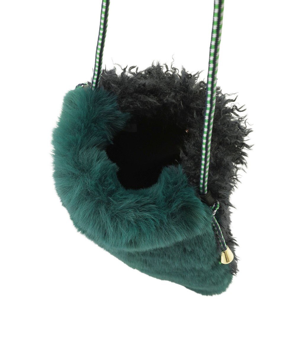 MOONBAT 【ファーバッグ 】2WAYスマートフォンポシェット  フェイクファー 