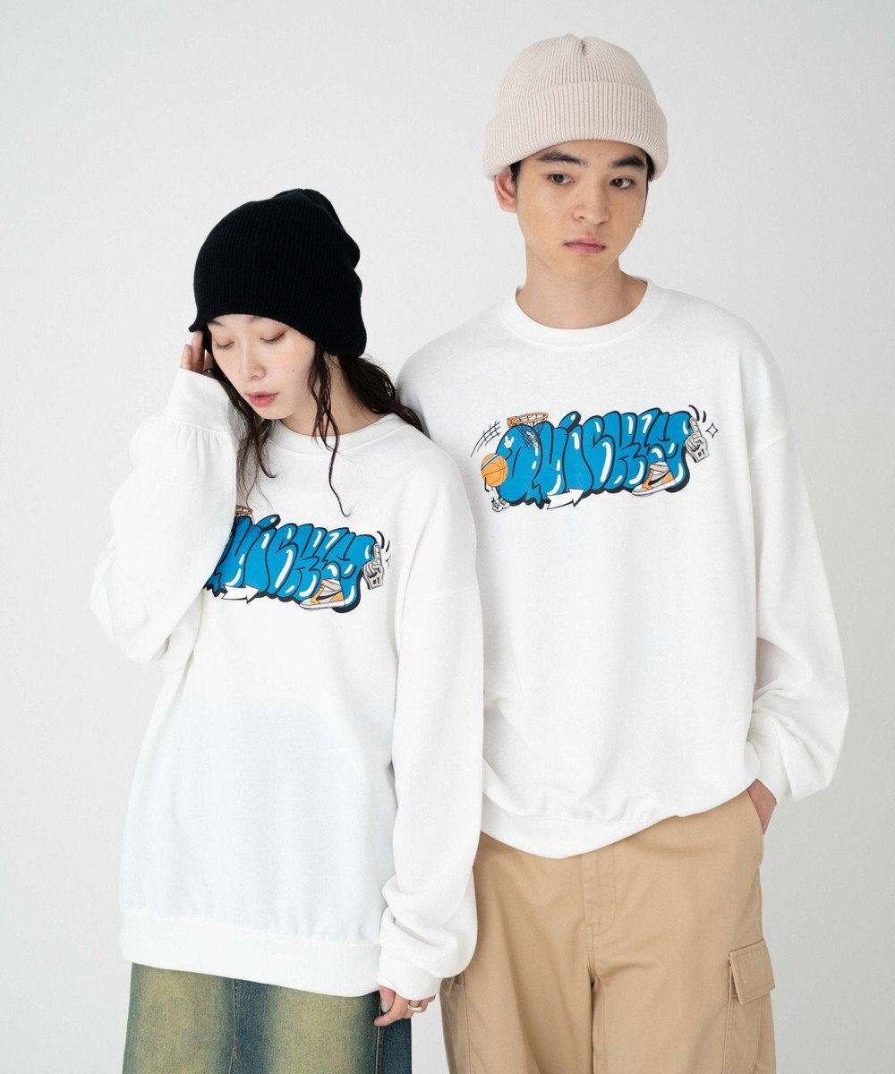 WEGO 【ユニセックス着用ITEM/SMLサイズ展開】アソートグラフィックプルオーバー 