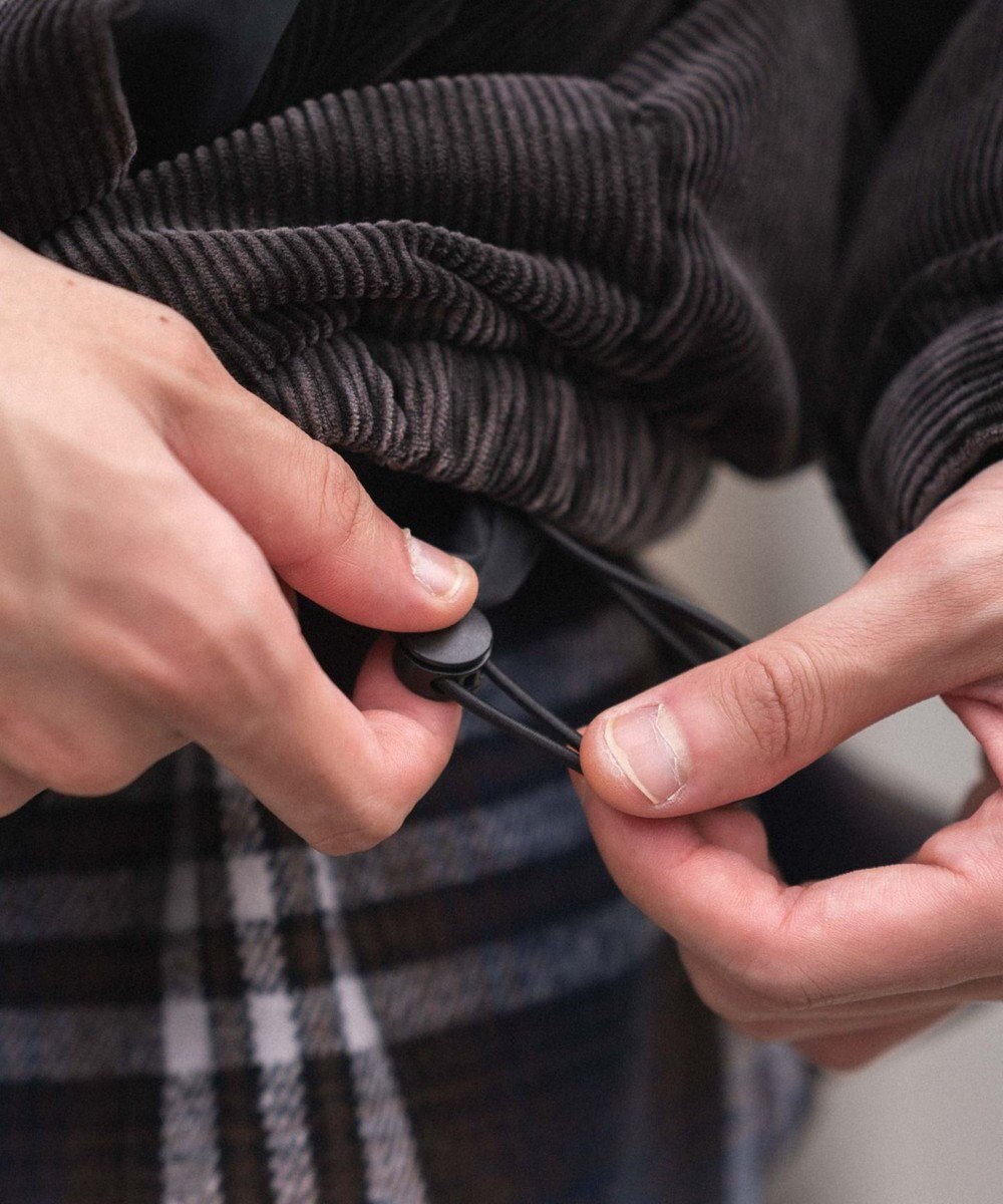 WEGO 【ユニセックス着用ITEM/MLサイズ展開】コーデュロイパファーブルゾン 