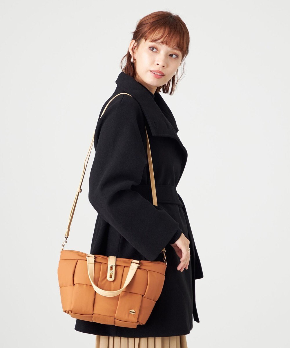 LA BAGAGERIE パデットブロック2WAYミニトート 