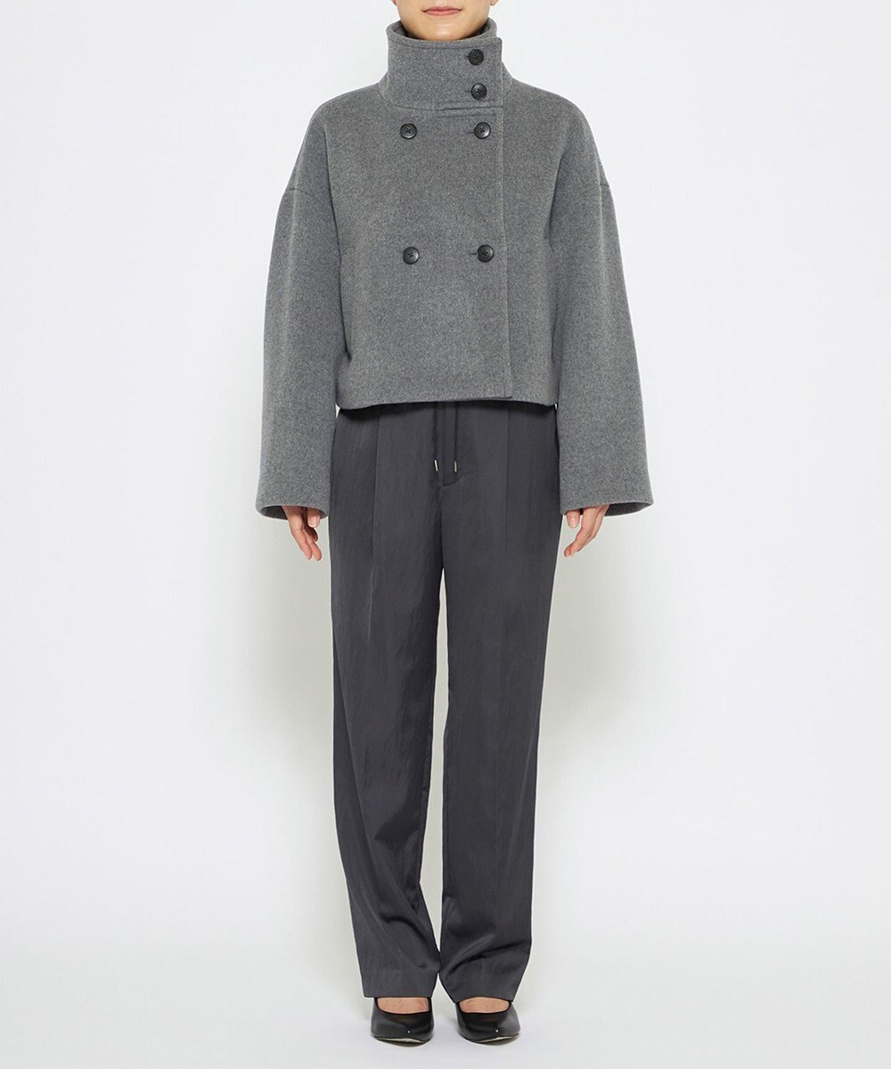 uncrave 【洗える】サテン ドロストパンツ（uncrave STANDARD） 