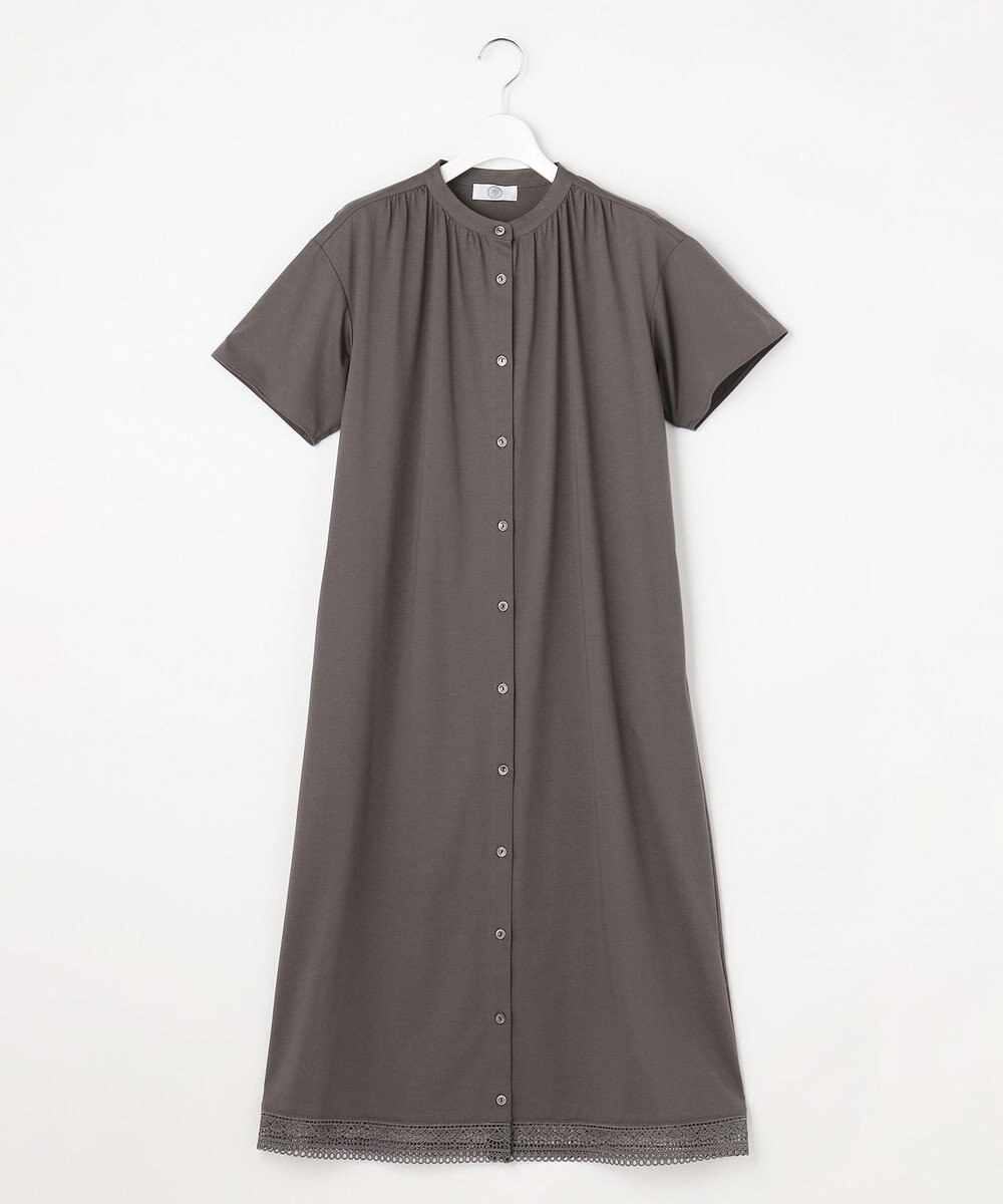J.PRESS LADIES L 【WEB限定】プレーティングジャージー ワンピース 