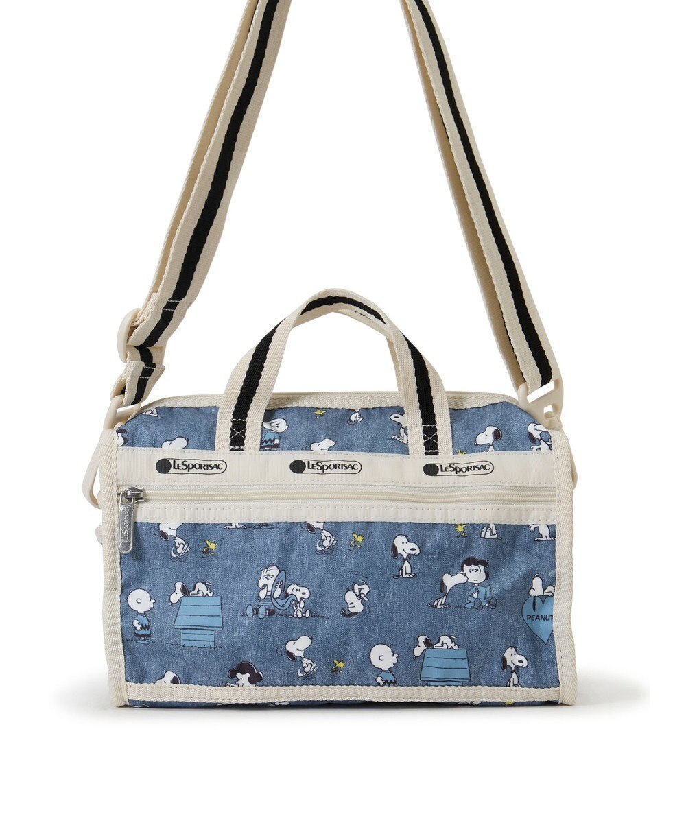 LeSportsac MINI DUFFEL CROSSBODY/ピーナッツハッピーパルズ 