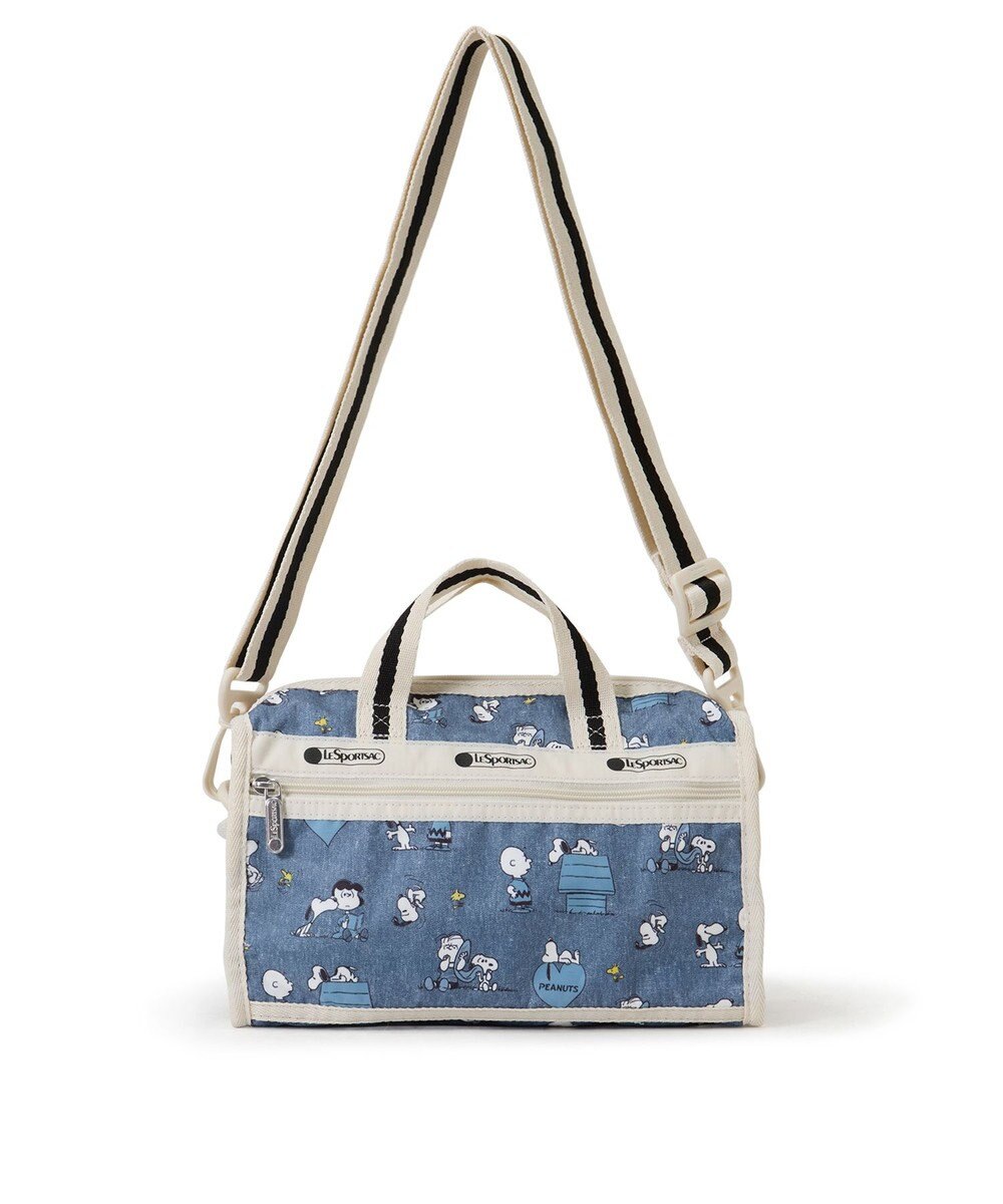 LeSportsac MINI DUFFEL CROSSBODY/ピーナッツハッピーパルズ 