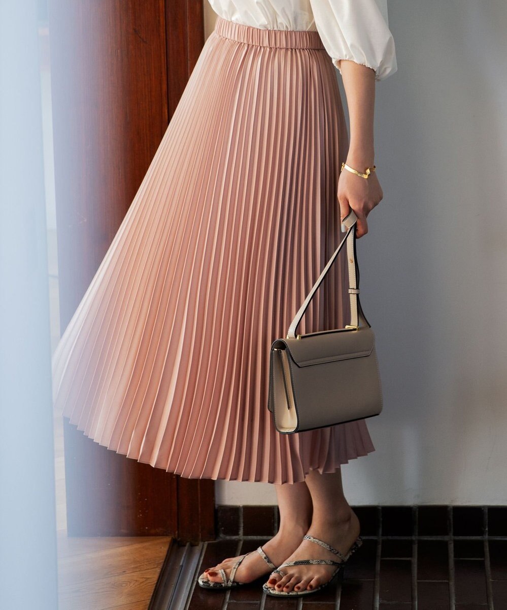 春の新色2色登場 洗える アコーディオン プリーツスカート 組曲 L ファッション通販 公式通販 オンワード クローゼット