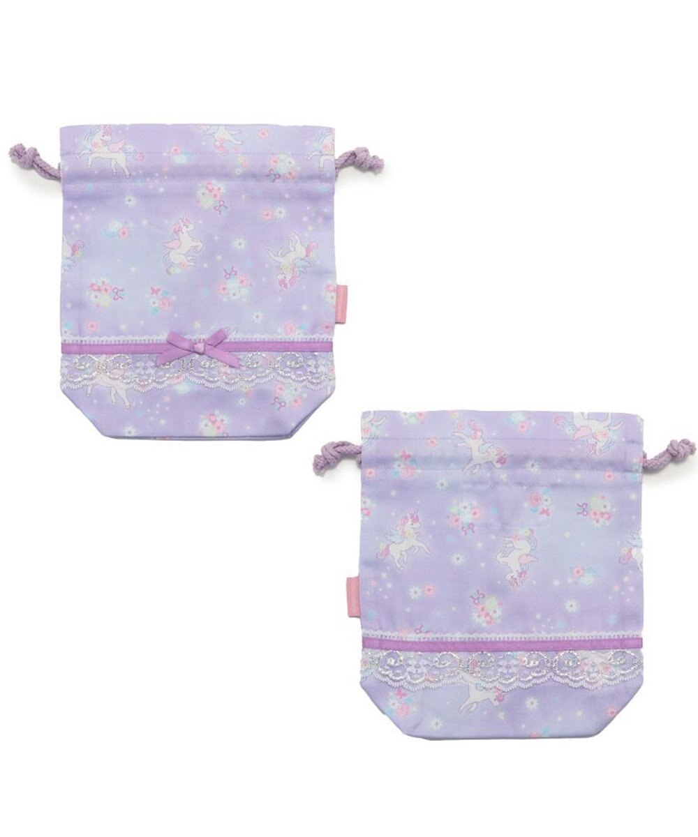 Mother garden マザーガーデン ユニコーン コップ巾着 《フラワー柄》 