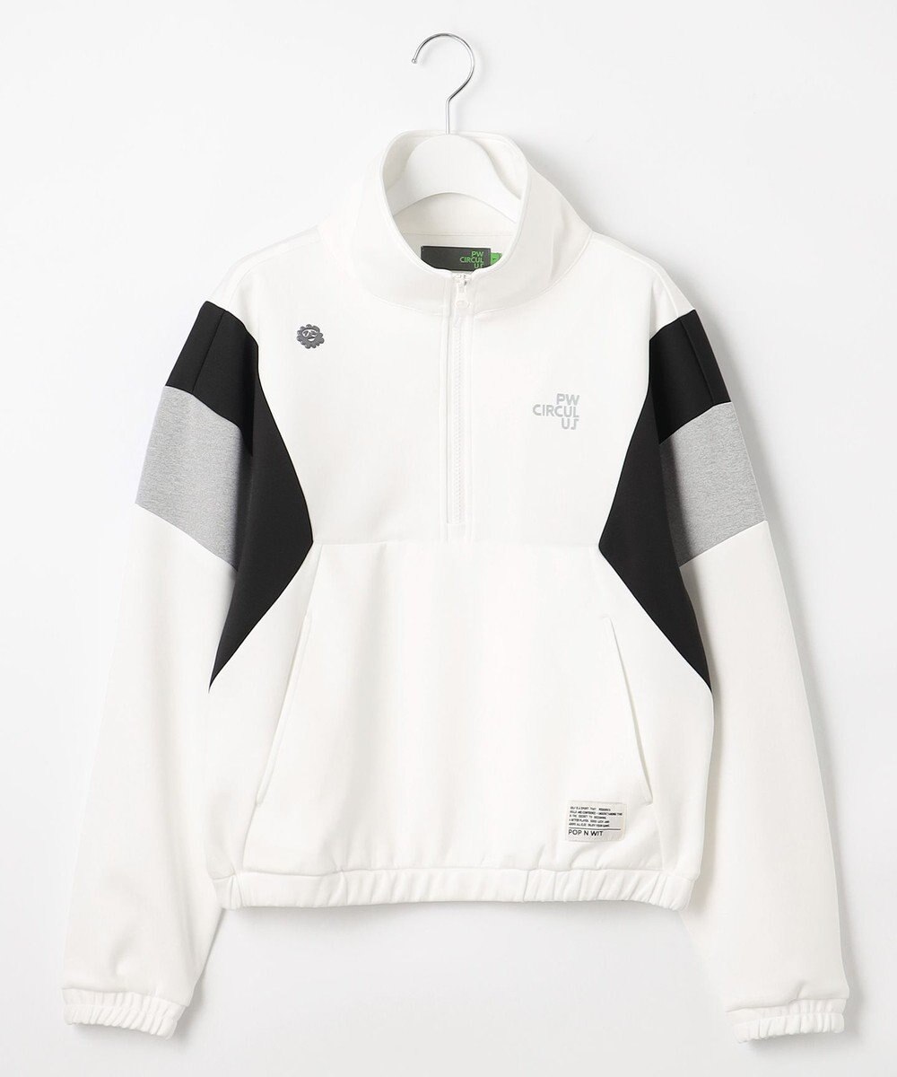 PW CIRCULUS 【WOMEN】カラーブロッキング プルオーバー ゴルフウェア レディース 