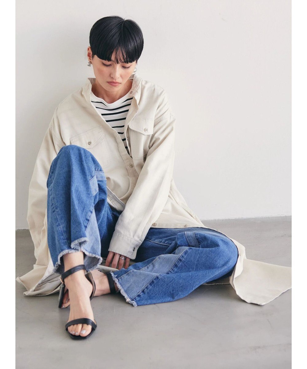 AMERICAN HOLIC ツイルＷポケットＡラインワンピース 