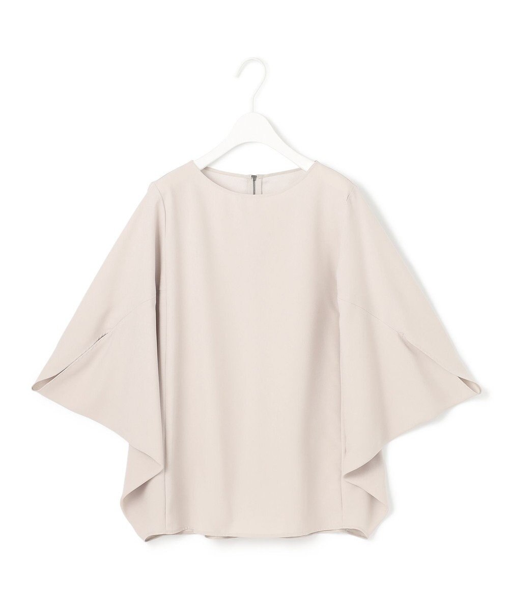 ICB 【新色追加・WEB限定カラーあり・UVケア・接触冷感・速乾・防シワ・洗える】FluidBackSatin ドルマンスリーブブラウス 