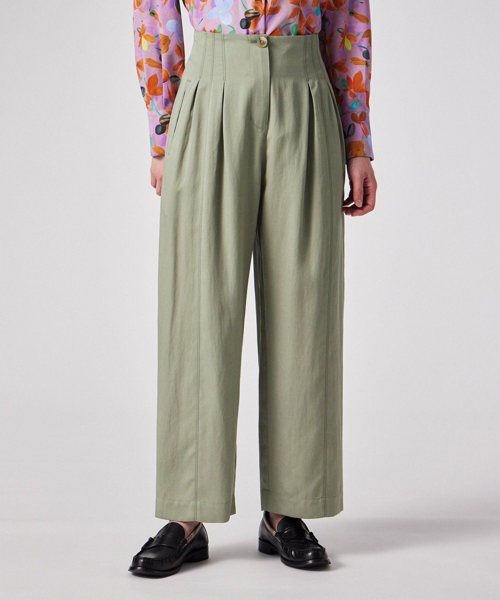 Paul Smith ツイル タック パンツ 