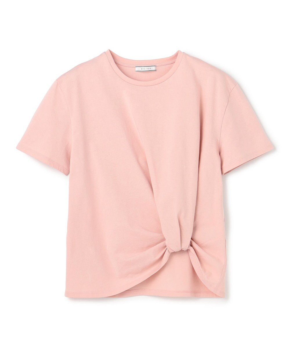 BEIGE， CERUSSITE / フォルムタック ドレープTシャツ 