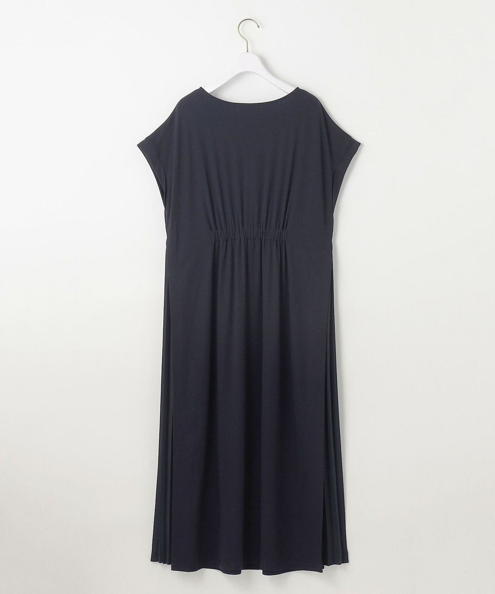 ANY SIS 【接触冷感・UVカット・洗える】ハイストレッチスムースサイドプリ－ツ ワンピース 