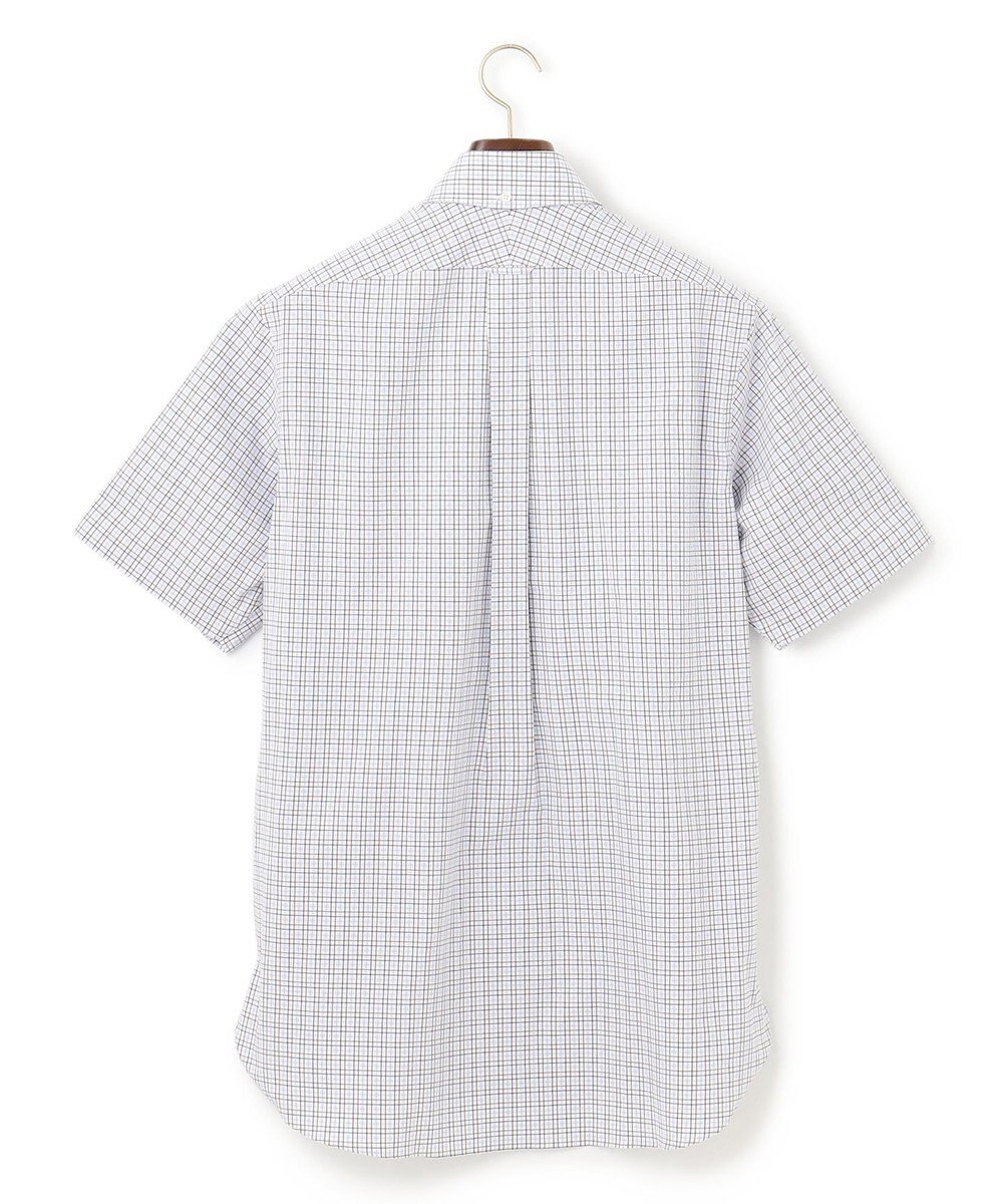 J.PRESS MEN 【EXTRA COMFORT / 形態安定・ストレッチ・抗菌防臭・速乾】ピンオックス サマーチェック 半袖シャツ/B.D. 