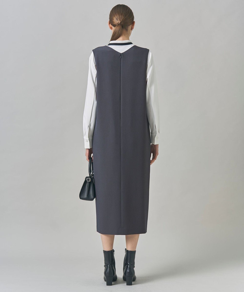 ICB L マラボーテＷジョーゼット バイカラーナロータイカットソー 