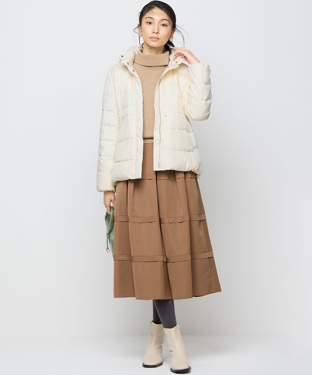 組曲 S ライトタフタショートダウンコート 