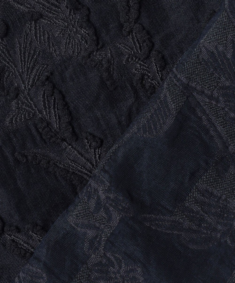 23区 【先行予約】ボタニカル カットジャガード ペプラムブラウス 