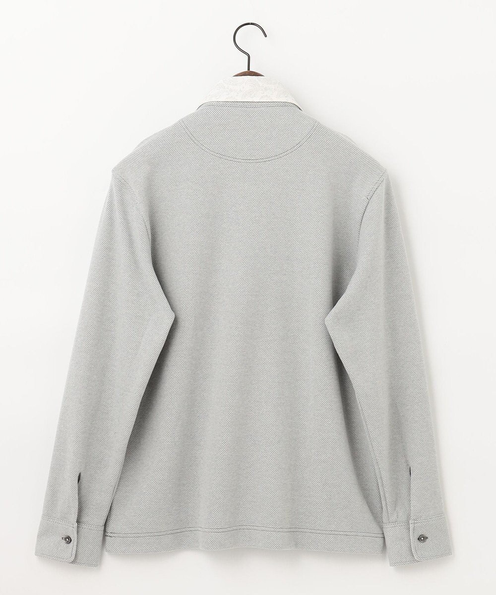 JOSEPH ABBOUD 【人気！多機能ポロシャツ】ペイズリー柄　ウィンターダディポロシャツ 