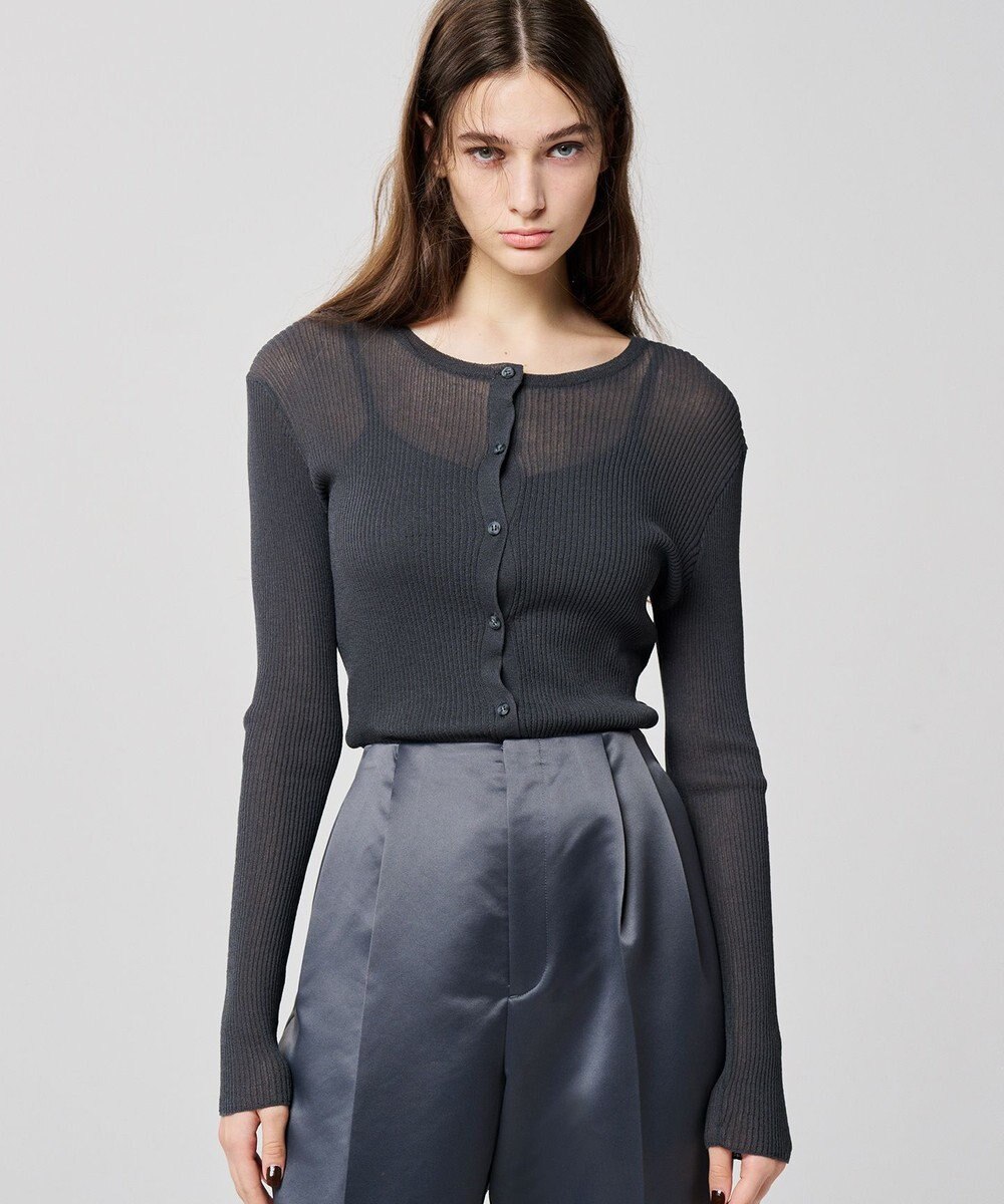 uncrave 【手洗い可】シルキーニット カップ付き キャミソール（uncrave WHITE） 