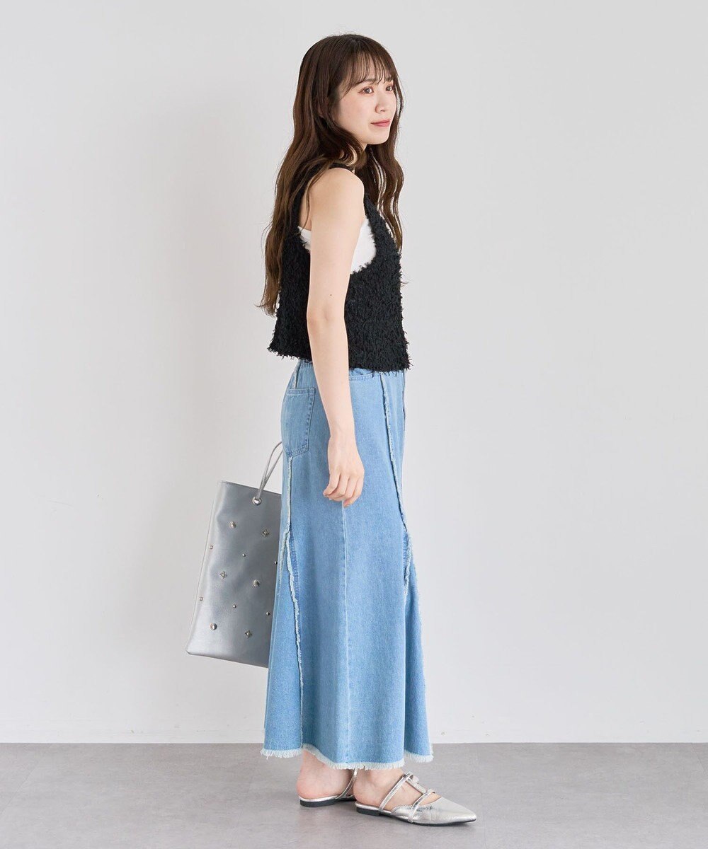 Green Parks ・ｓｗｉｎｇ　ｂｙ　２ｗａｙチュールヤーンベスト 