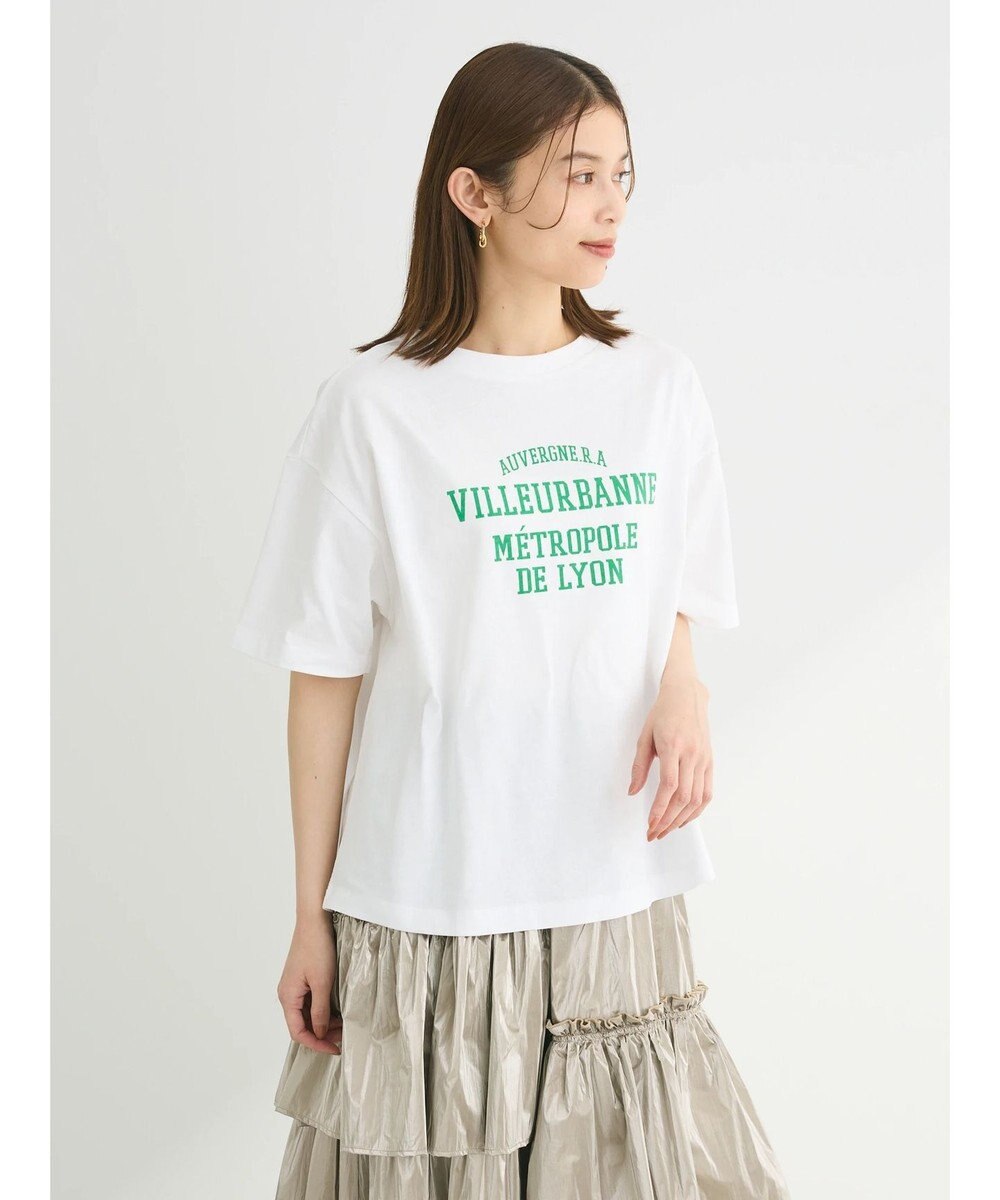 Green Parks 多段カレッジロゴボックスＴシャツ 