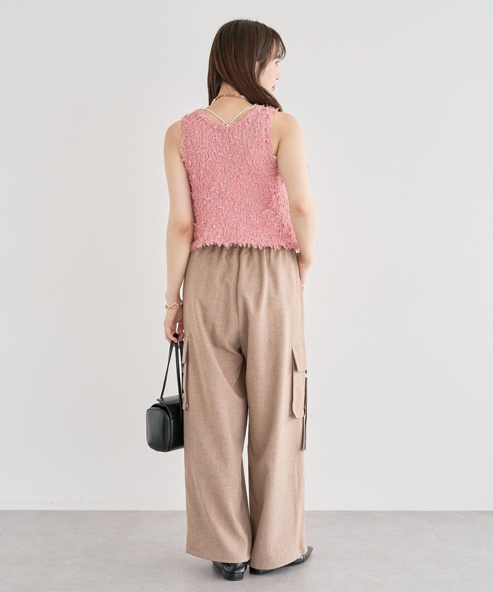 Green Parks ・ｓｗｉｎｇ　ｂｙ　２ｗａｙチュールヤーンベスト 