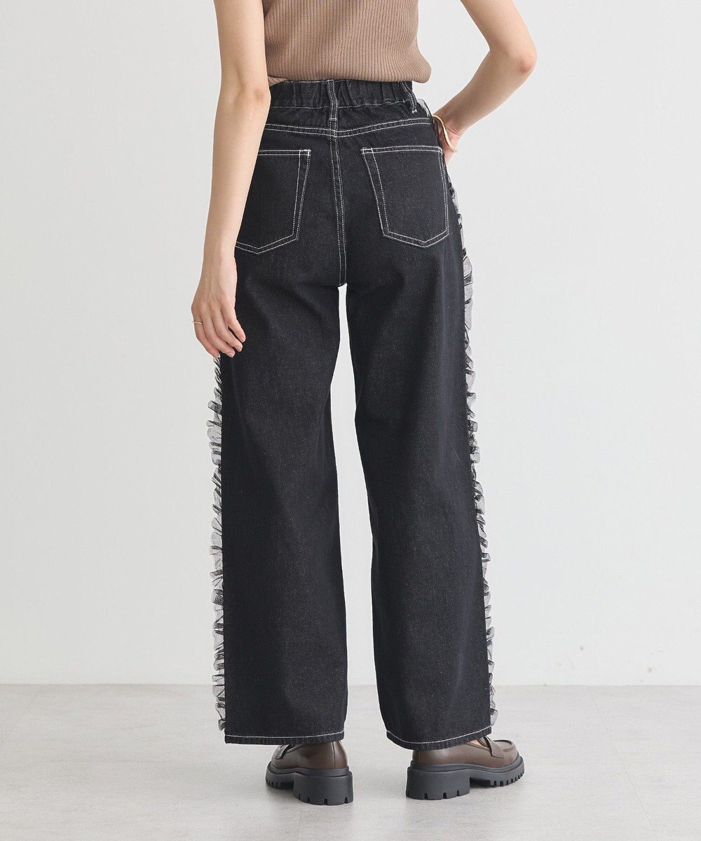 earth music&ecology サイドチュールデニムパンツ 