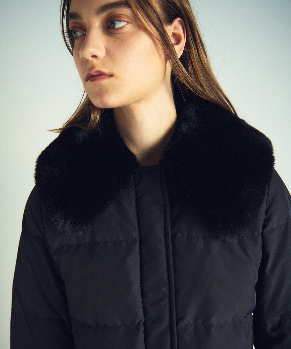 GRACE CONTINENTAL ファーパーツ付ロングダウン 