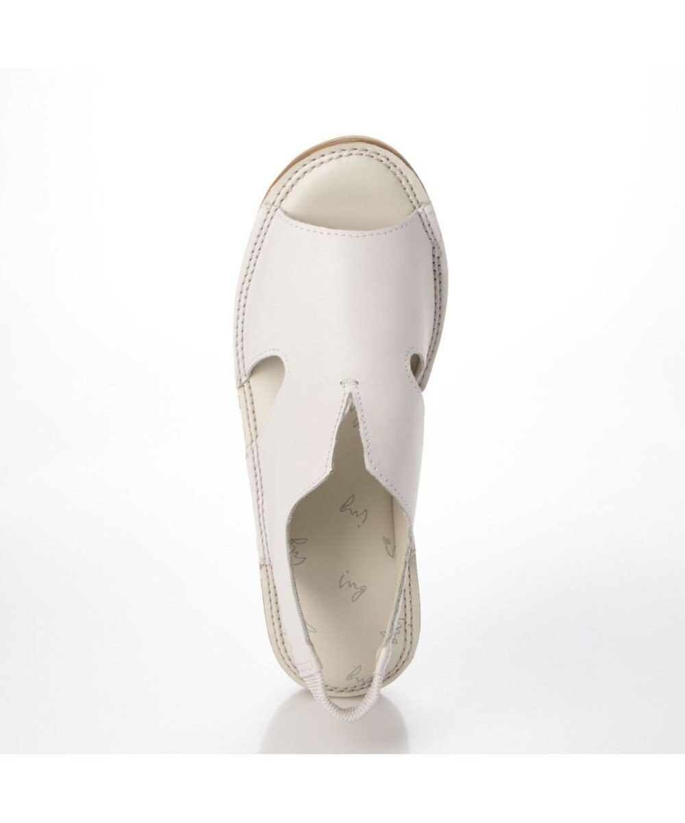 ing <ing>【サスティナブルシリーズ】サイドオープンサンダル 