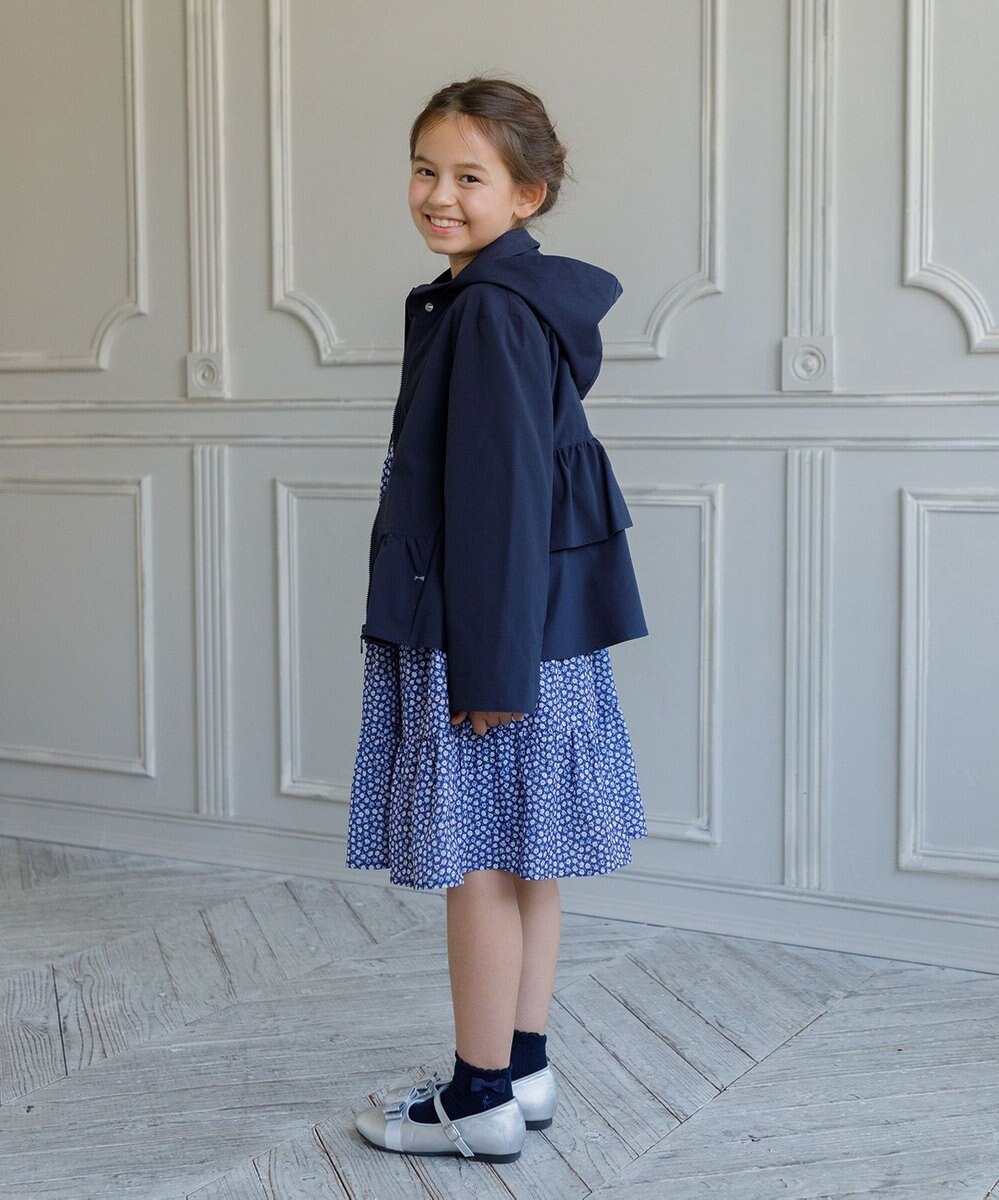 組曲 KIDS 【110-140㎝】【撥水】フリル マウンパ 