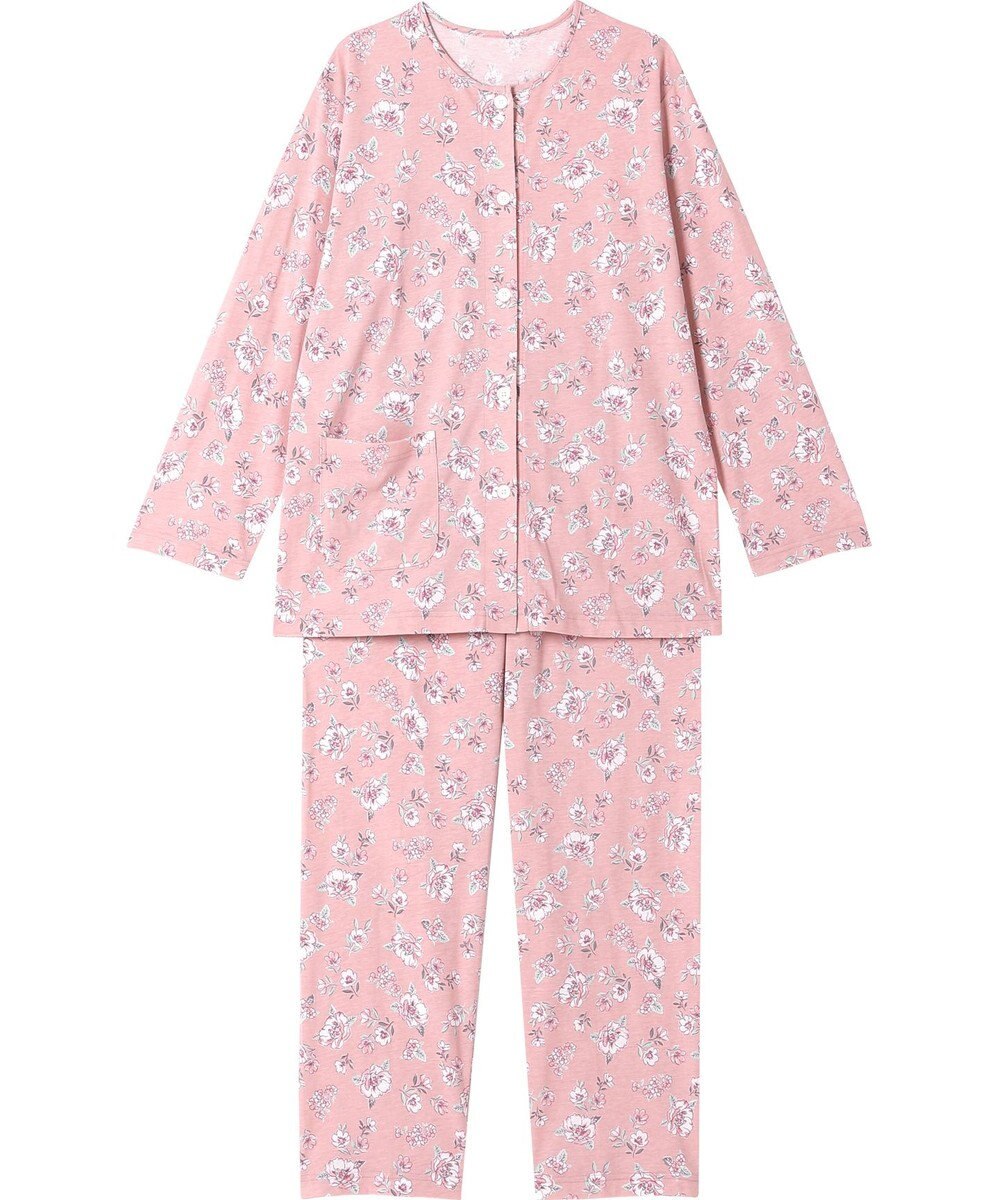 Wing ウイング スリープ パジャマ 長袖 長ズボン 綿レーヨン天竺素材 レディース EP8022 ウイング／ワコール 