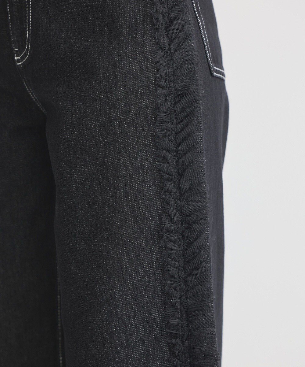 earth music&ecology サイドチュールデニムパンツ 