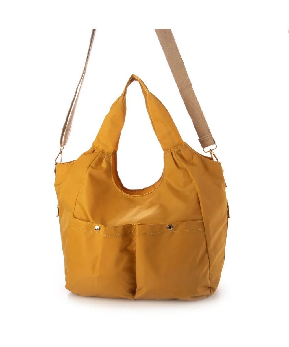 UNBILLION cachecache ナイロンマルチポケット2wayトート 