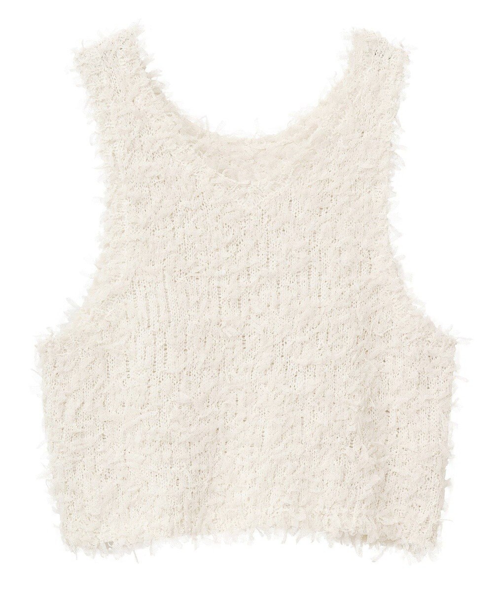 Green Parks ・ｓｗｉｎｇ　ｂｙ　２ｗａｙチュールヤーンベスト 