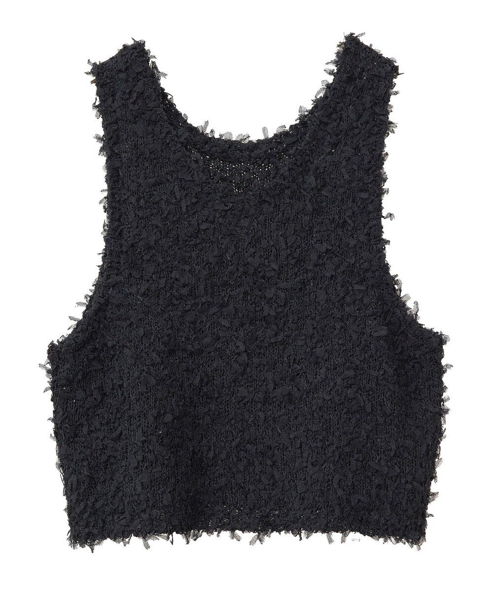 Green Parks ・ｓｗｉｎｇ　ｂｙ　２ｗａｙチュールヤーンベスト 