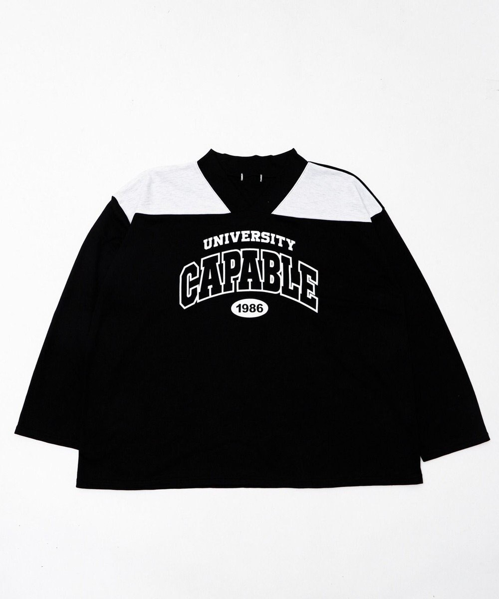 WEGO バイカラースポーツスウェット 