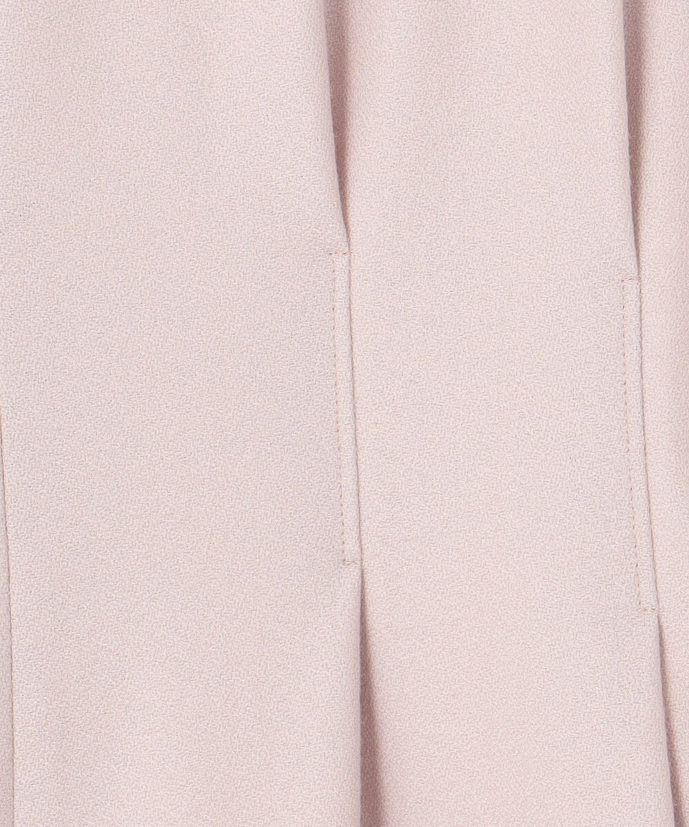 組曲 ウールジョーゼット スリットネックワンピース 