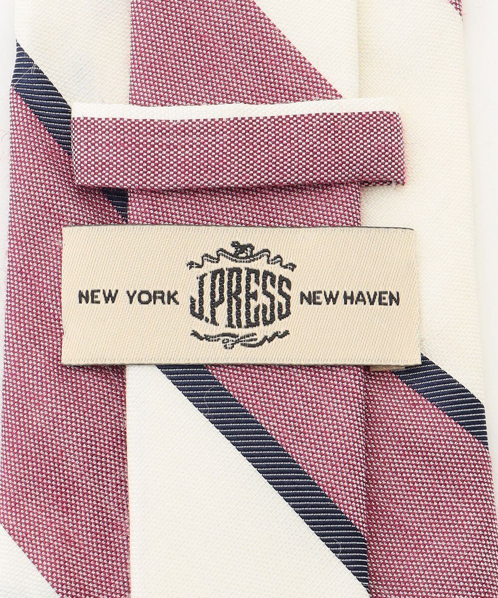 J.PRESS MEN 【LINEN MIX COLLECTION】 レジメンタル ネクタイ 