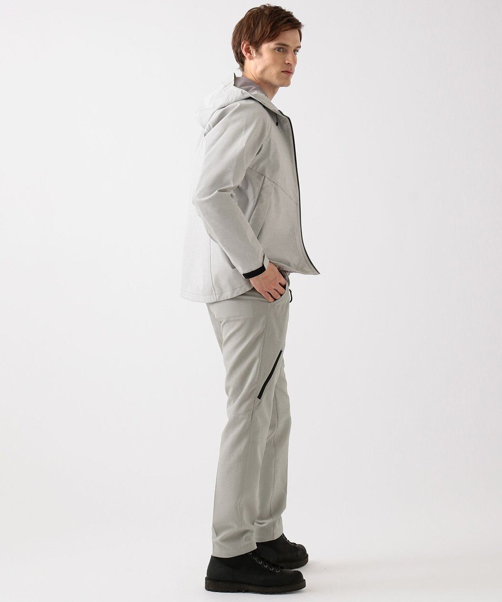 JOSEPH ABBOUD MOUNTAIN スラブシャンブレーストレッチ ブルゾン 